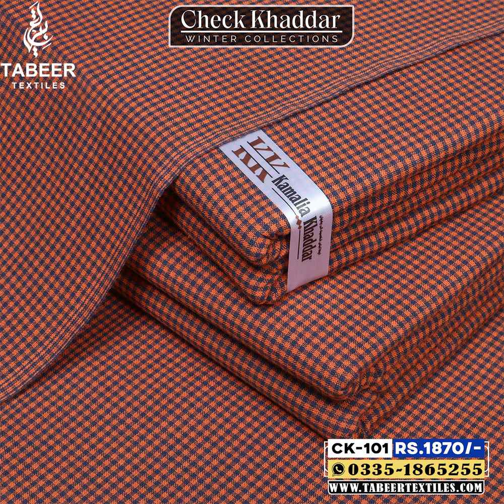 CK-101 CHECK KHADDAR CK-101 - Image 1