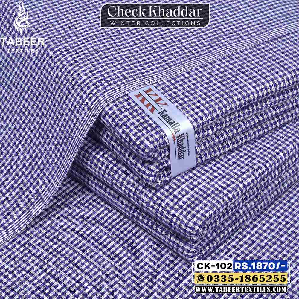 CK-102 CHECK KHADDAR CK-102 - Image 1