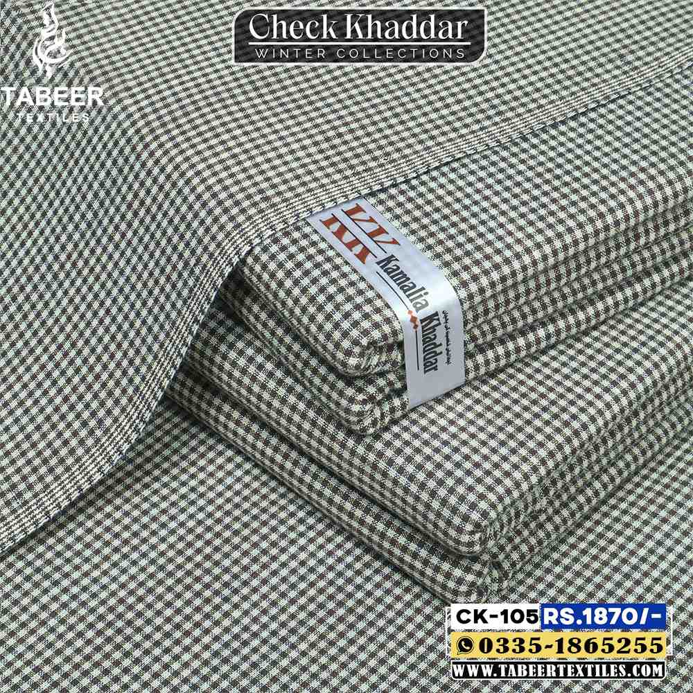 CK-105 CHECK KHADDAR CK-105 - Image 1