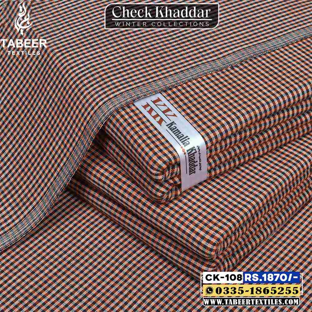 CK-108 CHECK KHADDAR CK-108 - Image 1