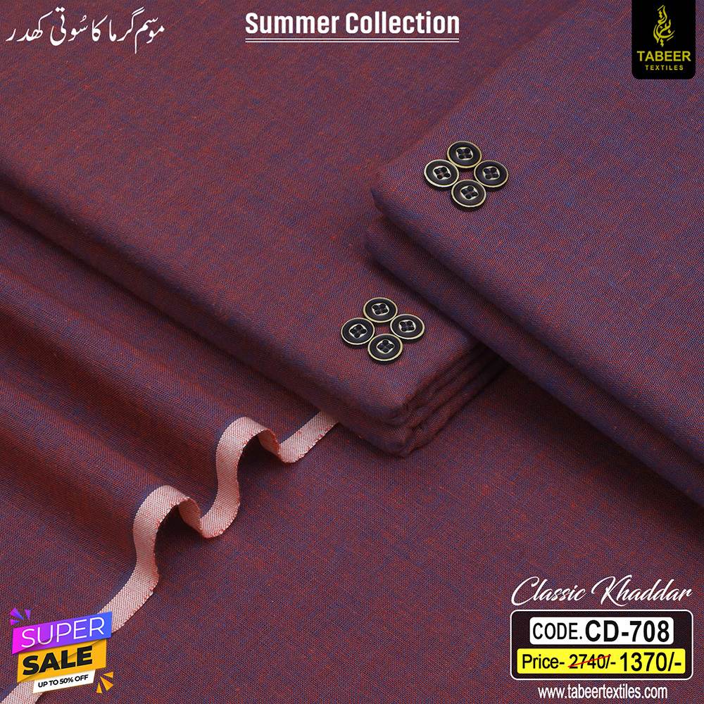CD-708 CLASSIC KHADDAR CD-708 - Image 1