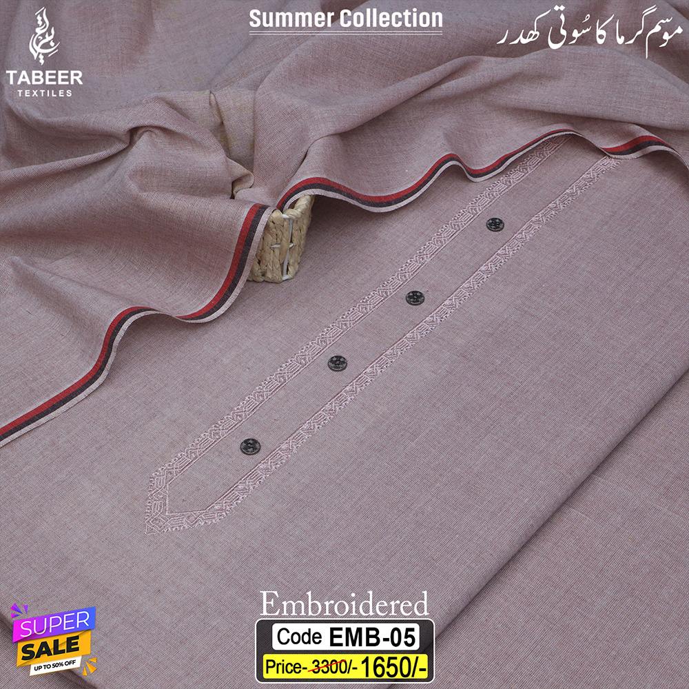 EMB-05 EMBROIDERED KHADDAR EMB-05 - Image 1